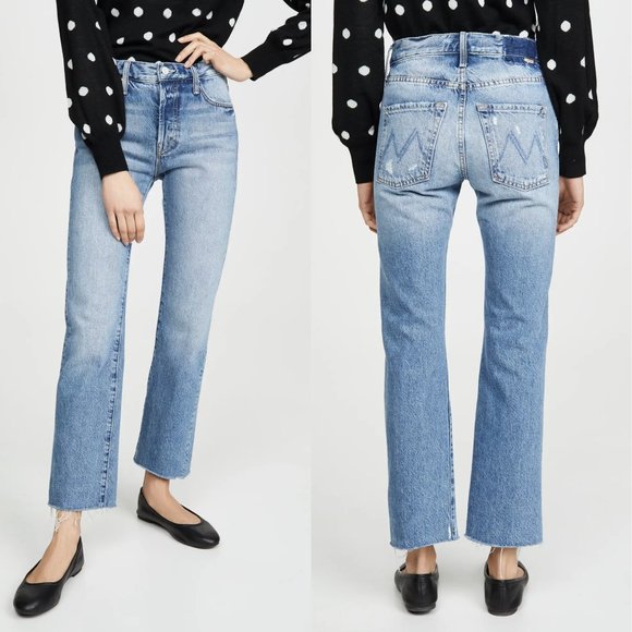 MOTHER Superior The Scrapper Cuff Ankle Jeans in Take Me Higher - Picture 2 of 16